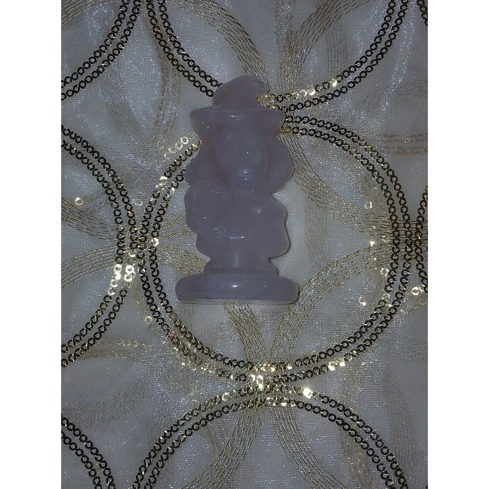Halloween Movie Character Rose Quartz Crystal Carving